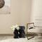 Glitzhome® Modern Black Textured Ripple Metal Floor Vases Set